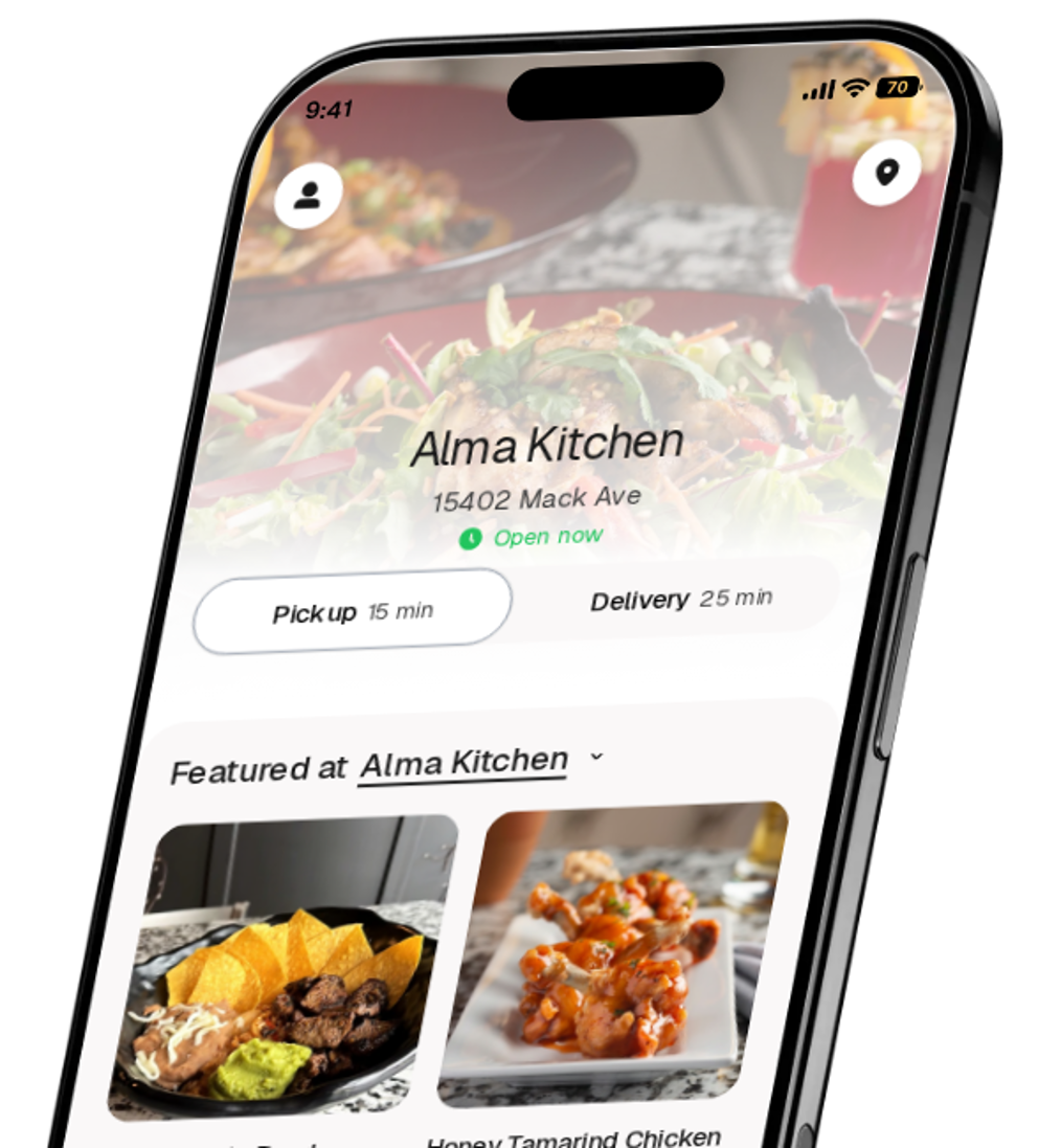 Alma Kitchen app preview