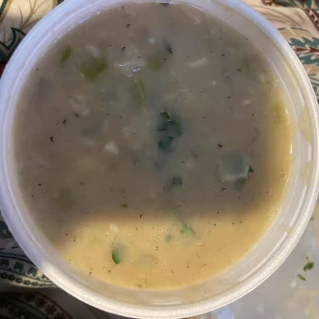 Clam Chowder Soup.