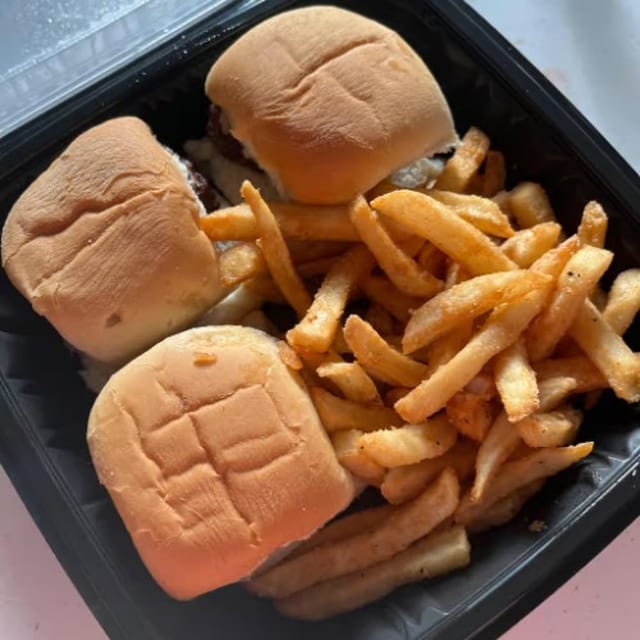 Cheese Burger Sliders.