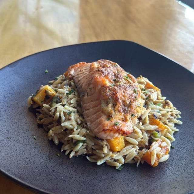 Stuffed Salmon.
