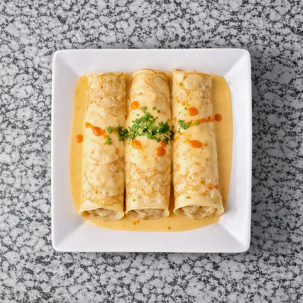 Seafood Crepes.