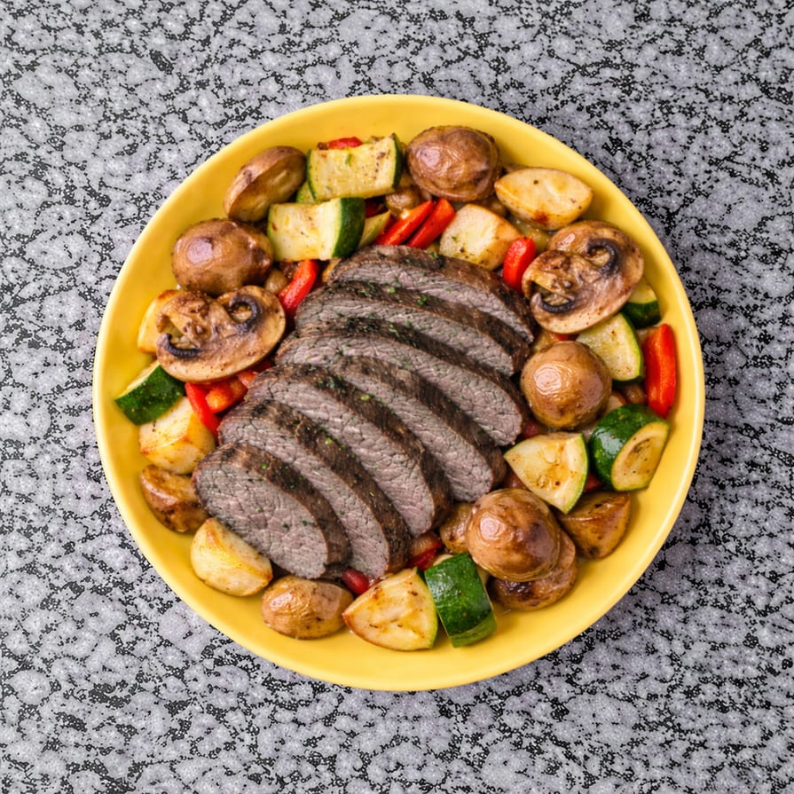 Sliced Beef Tenderloin.