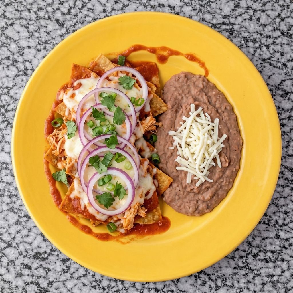 Chicken Chilaquiles.