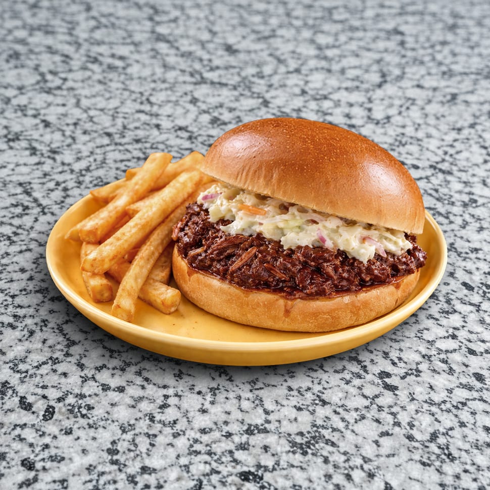Mi Cherry BBQ Pulled Pork Sandwich.