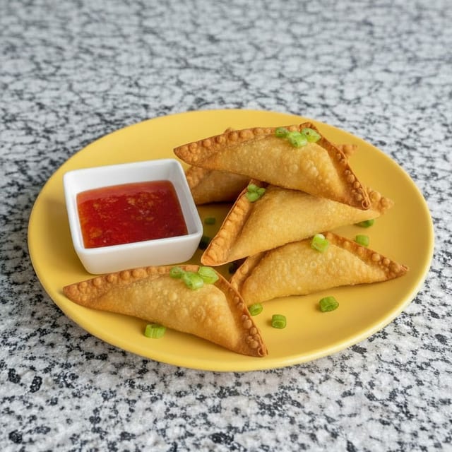 Crab Rangoons.